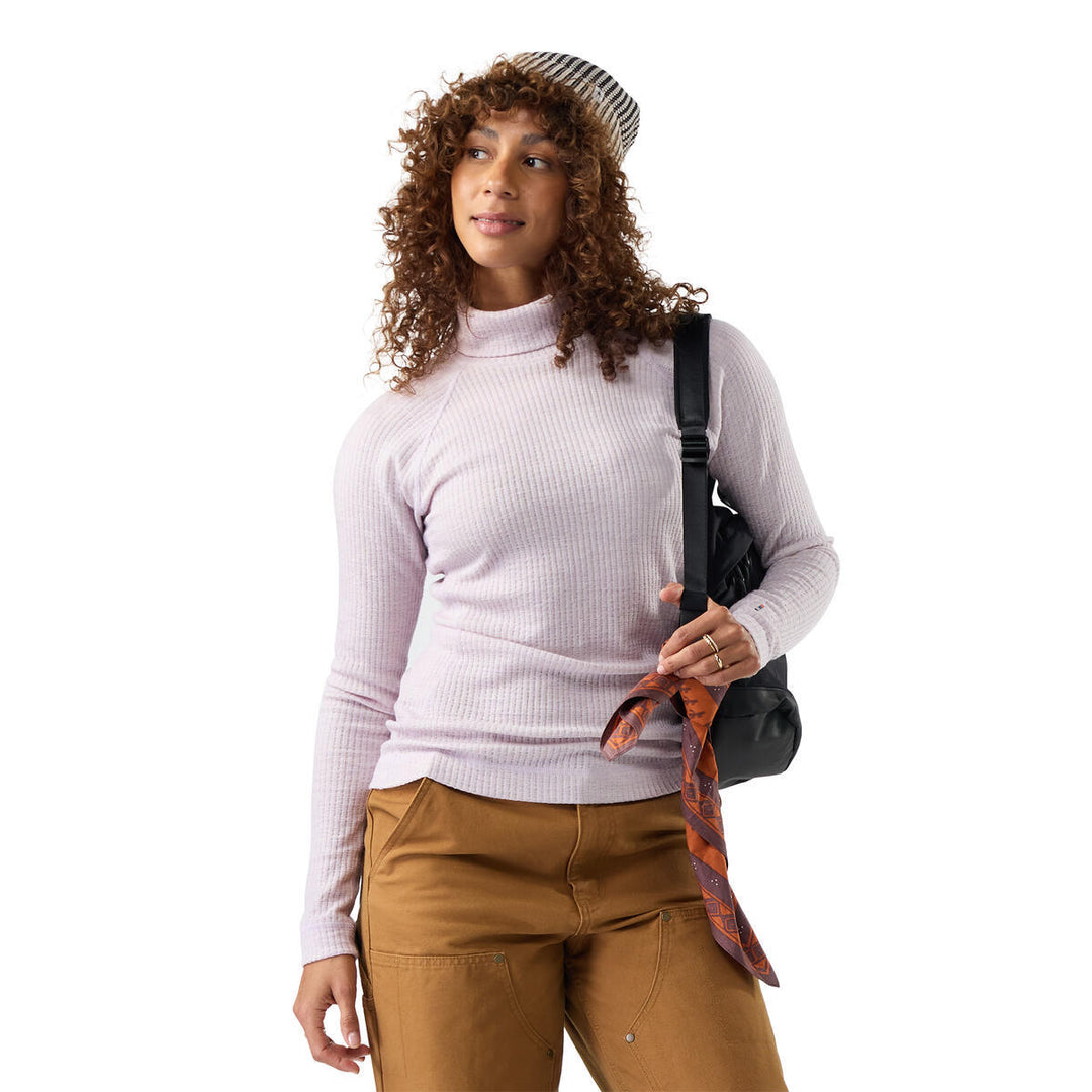 Thermal Merino Rib Turtleneck - Long Sleeve - Women's
