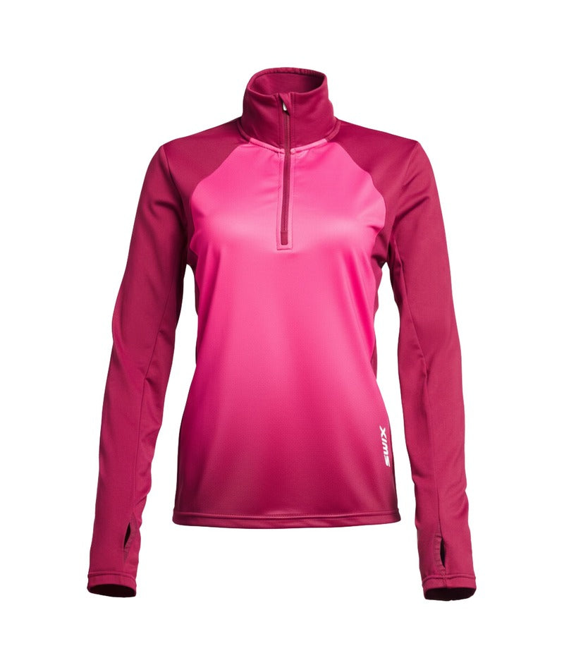 Tista Zip Neck Midlayer - Long Sleeve - Women's