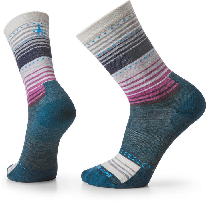 Everyday Stitch Stripe Crew Socks - Unisex