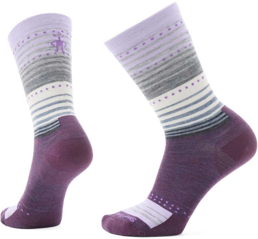 Everyday Stitch Stripe Crew Socks - Unisex