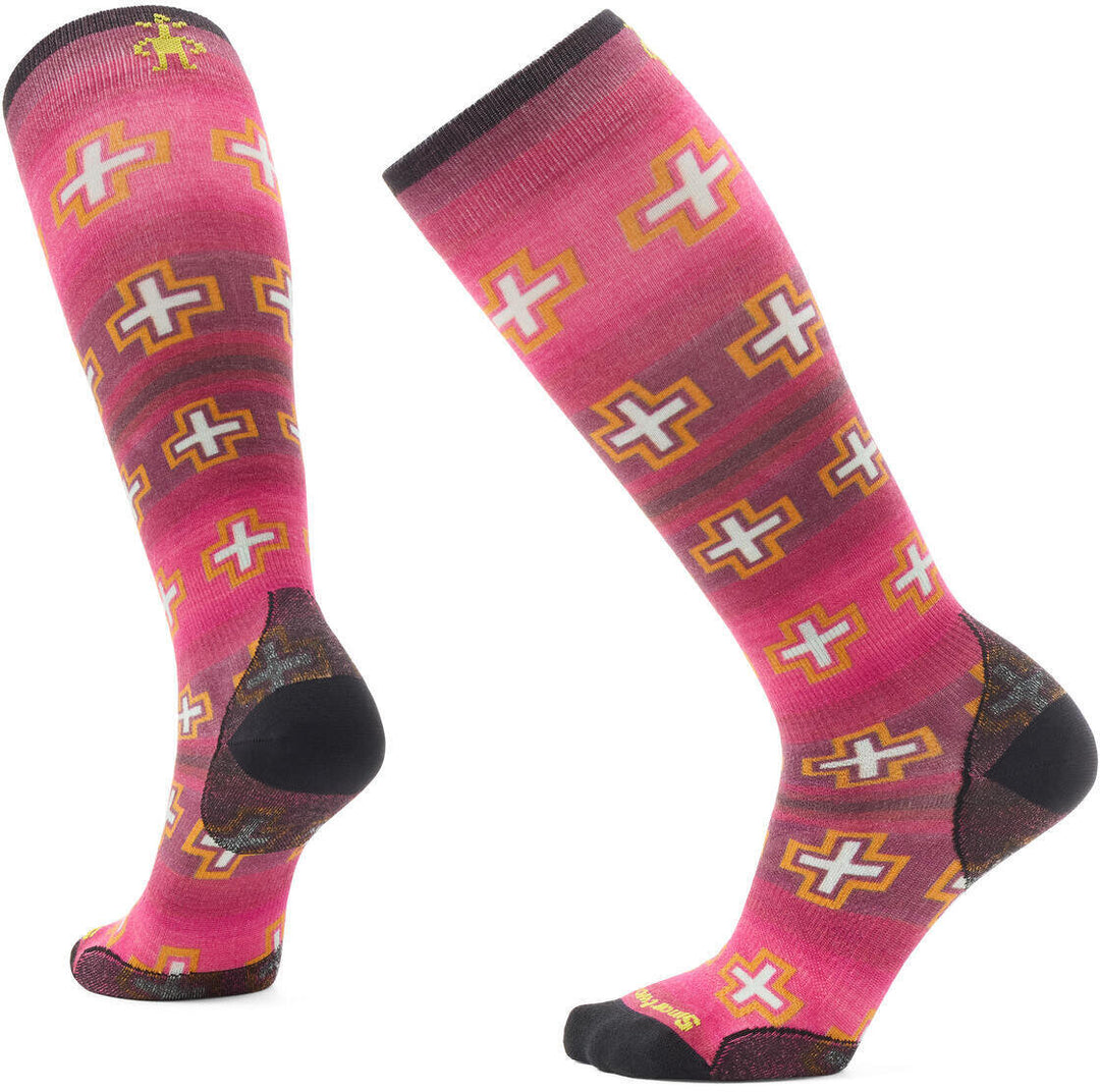 Ski Targeted Cushion Pattern OTC Socks - Women's