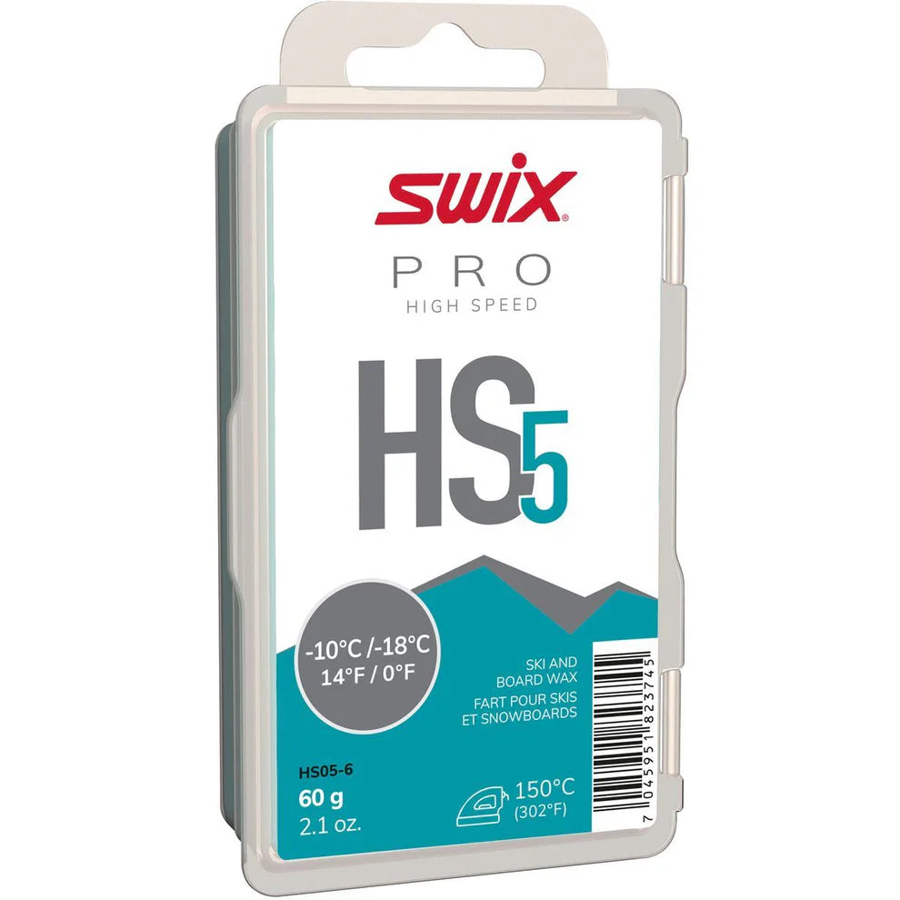 HS5 Turquoise Glide Wax -10°C / -18°C (14°F / 0°F) 60g (2.1oz)