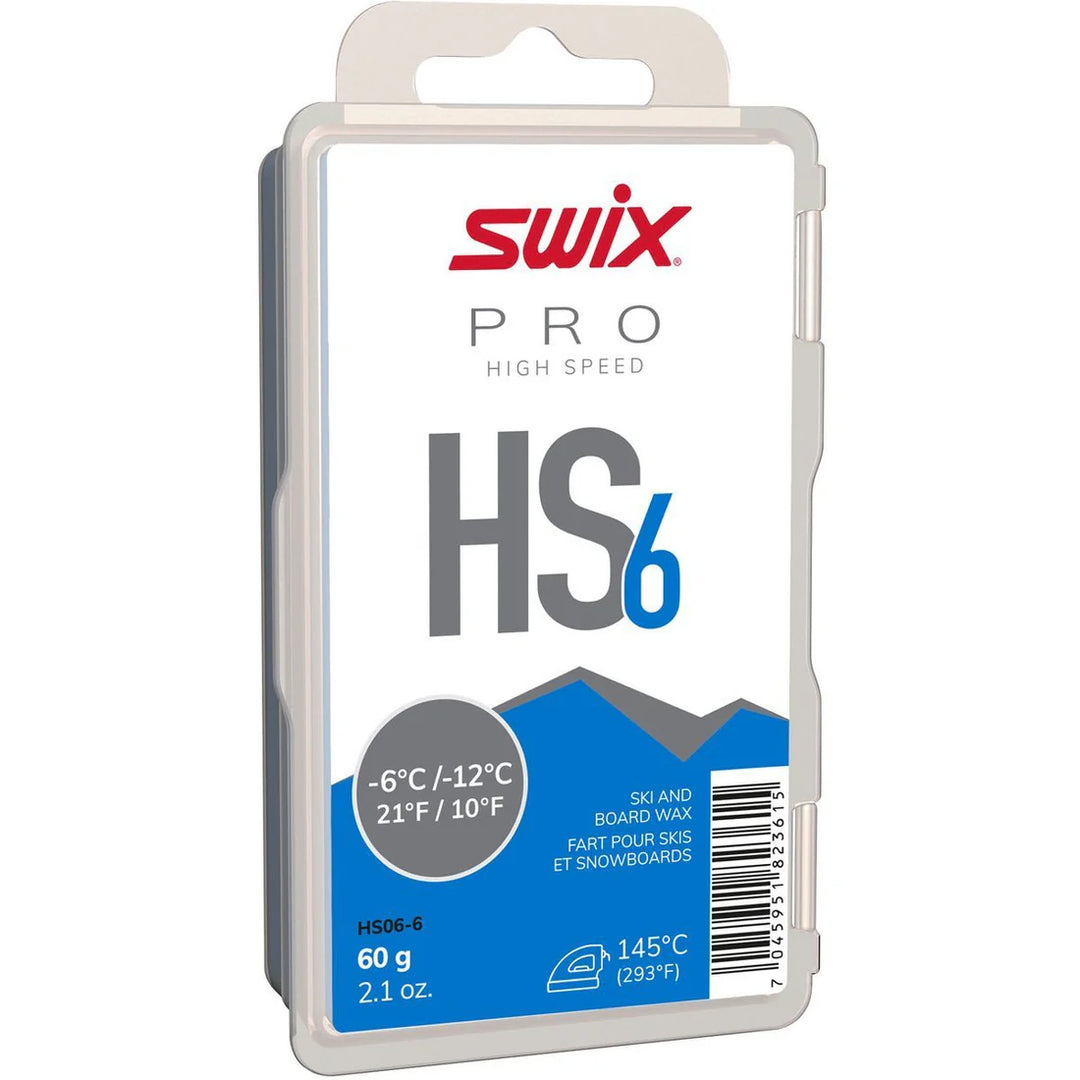 HS6 Blue Glide Wax -6°C / -12°C (21°F / 10°F) 60g (2.1oz)