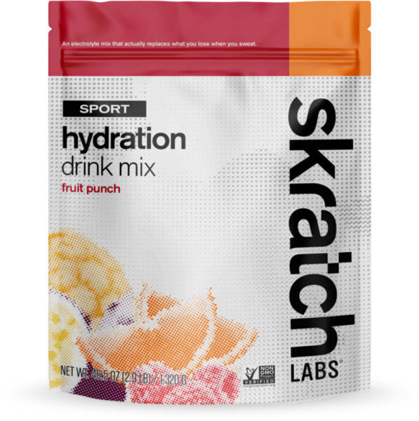 Sport Hydration Drink Mix - Fruit Punch - 1320g/3lb (60 Servings)