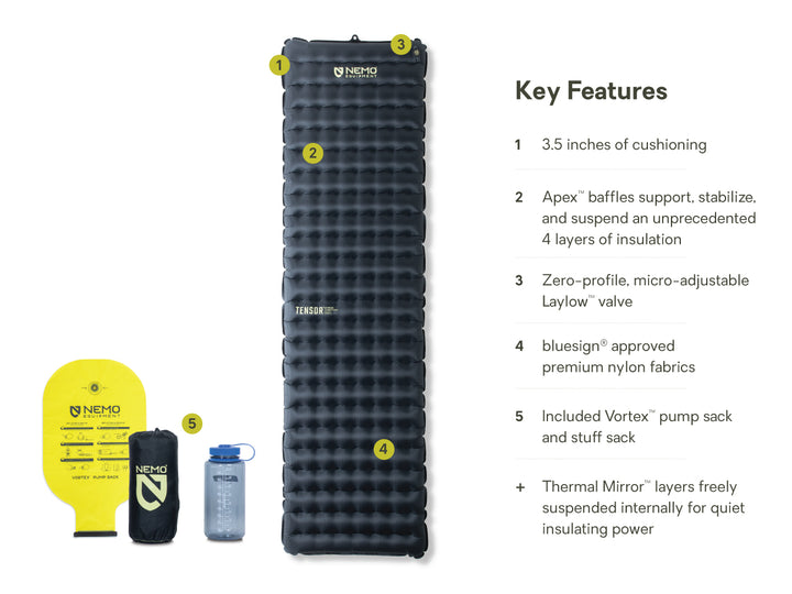 Tensor Extreme Conditions Ultralight Insulated Air Sleeping Pad