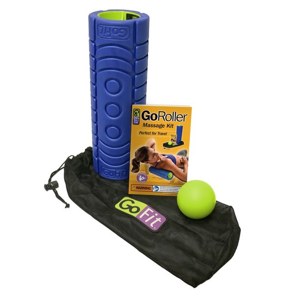 Travel Roller 4"X12" w/Trigger Point Ball/Carrybag/Manual