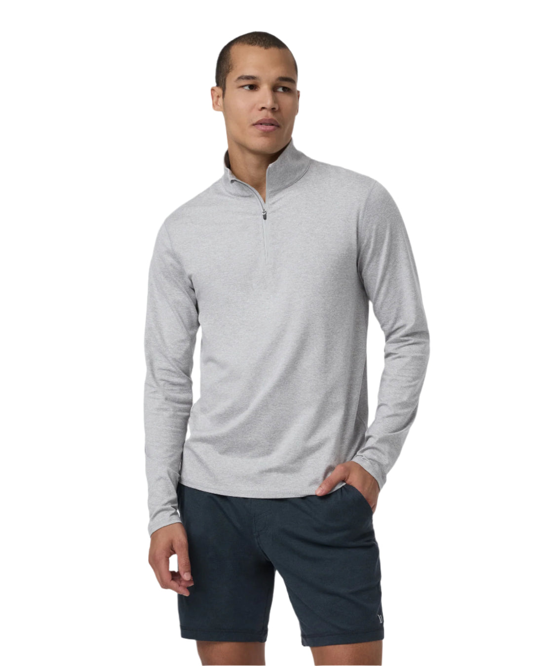 Ponto Half Zip Mock Neck - Long Sleeve - Men's