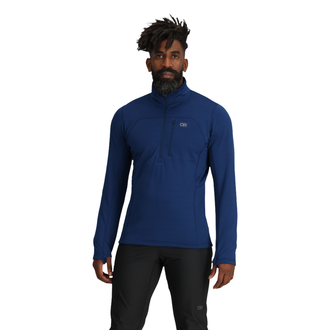 Vigor Grid Fleece Half Zip - Men's