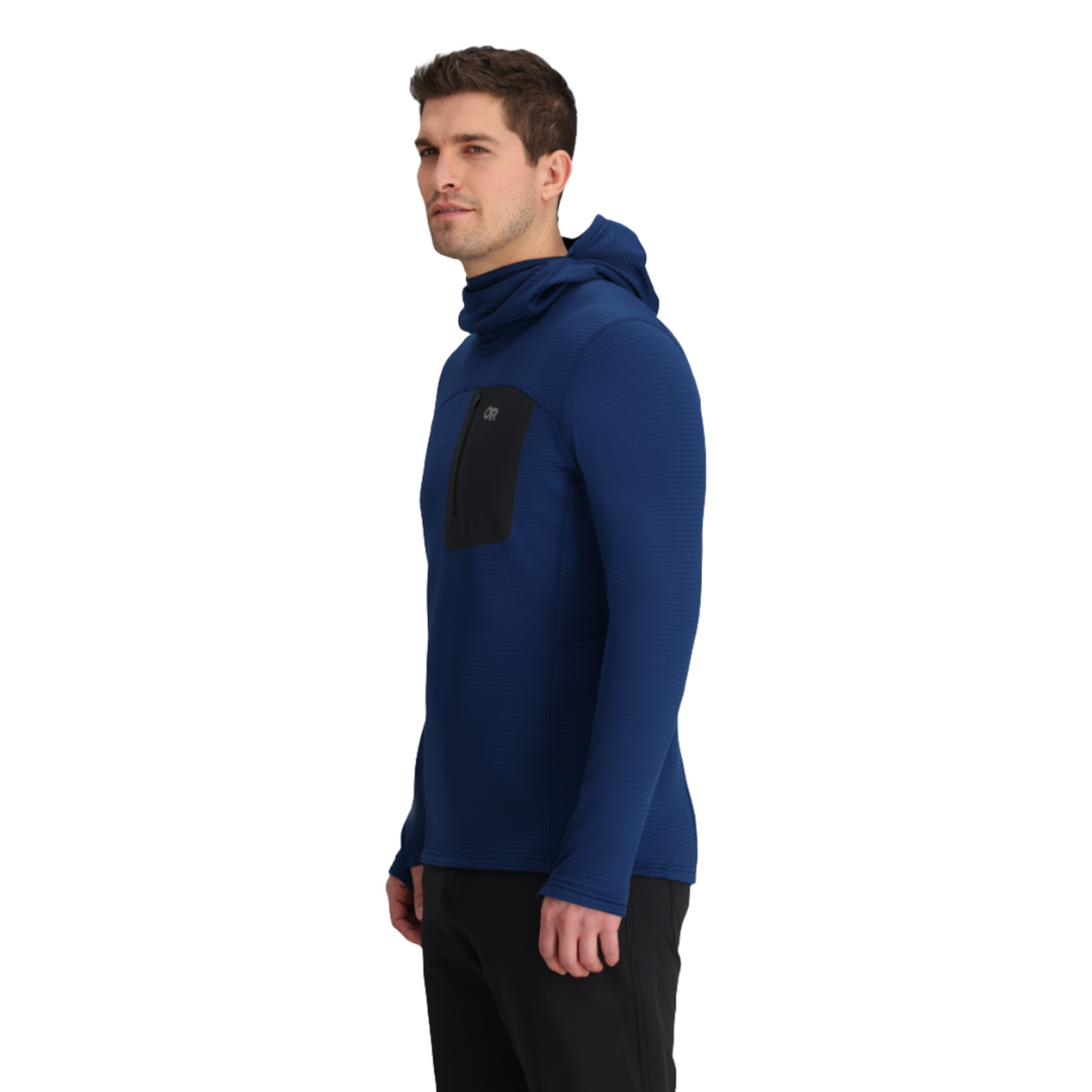 Vigor Grid Fleece Pull-Over Hoody - Men's