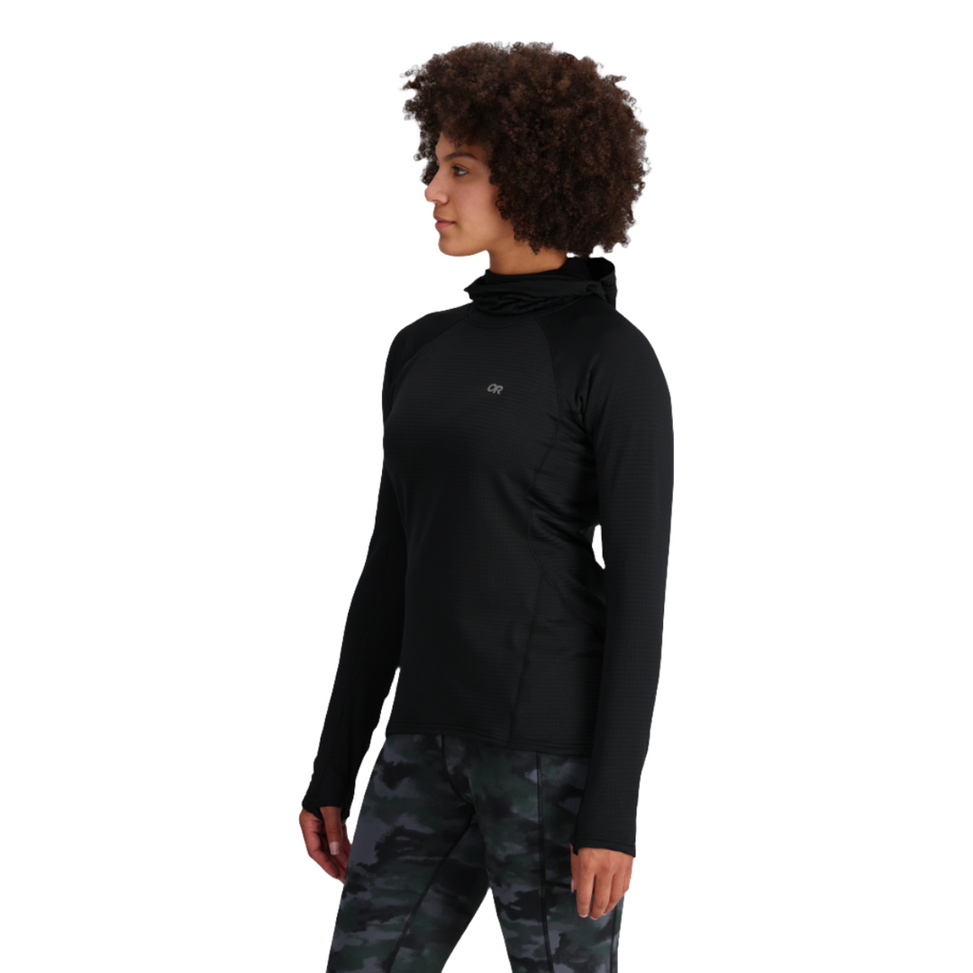 Vigor Grid Fleece Pullover Hoodie - Women's