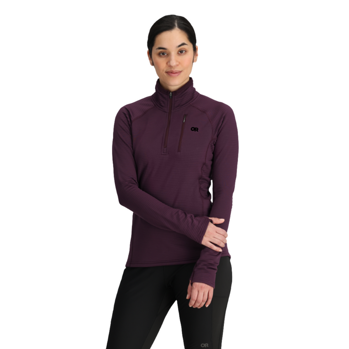 Vigor Grid Fleeze Half Zip - Women's