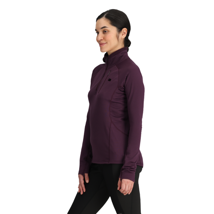 Vigor Grid Fleeze Half Zip - Women's