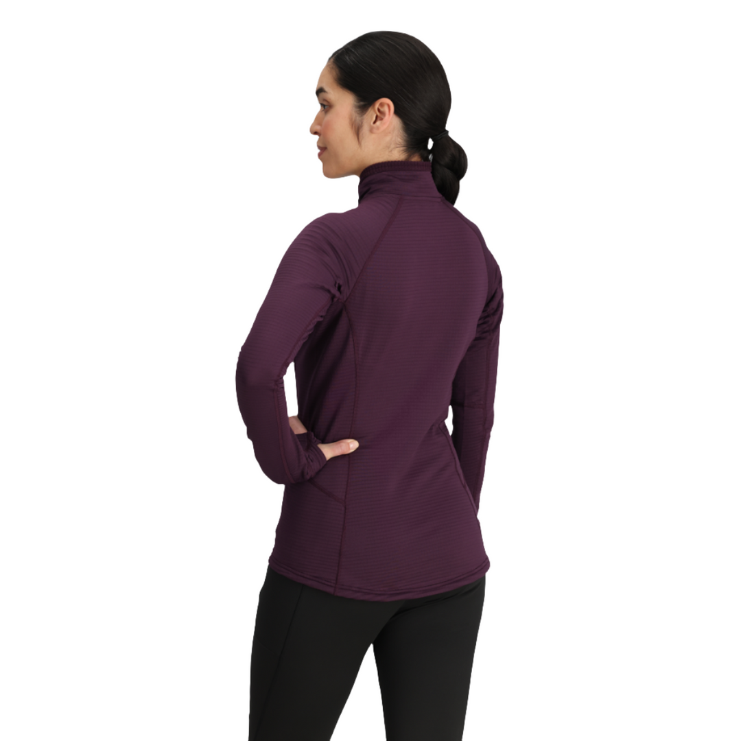 Vigor Grid Fleeze Half Zip - Women's