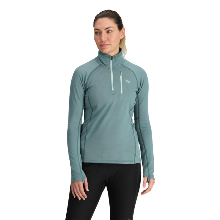 Vigor Grid Fleeze Half Zip - Women's