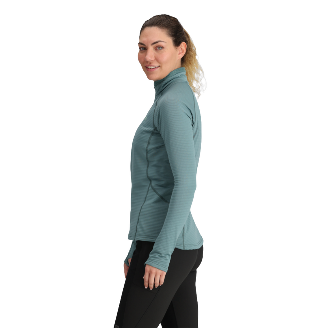 Vigor Grid Fleeze Half Zip - Women's