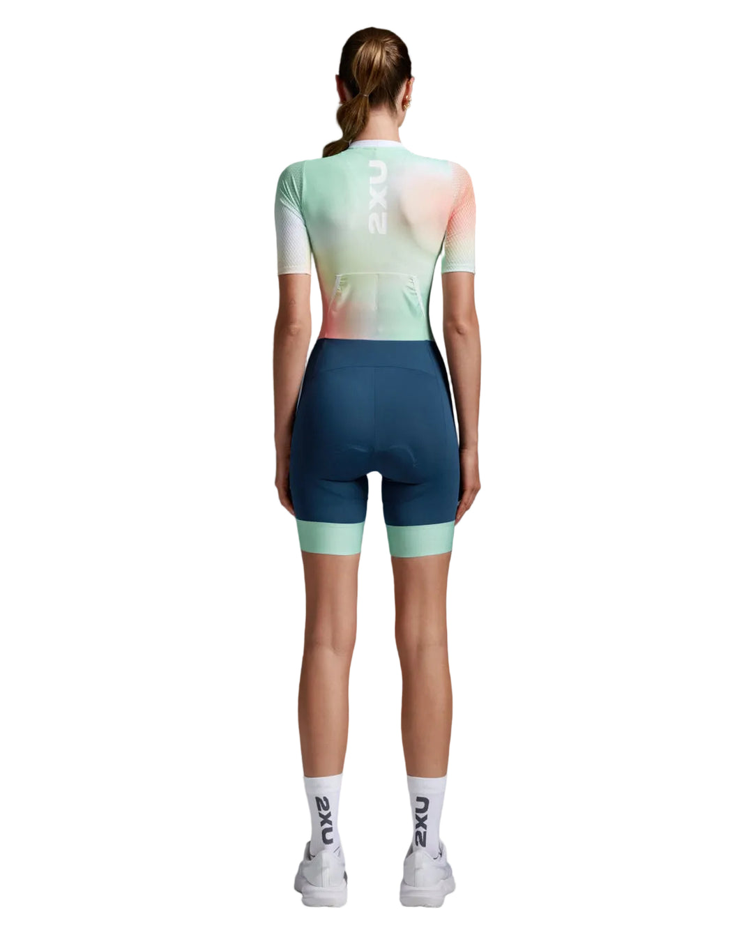 Aero Hex Sleeved Trisuit - Short Sleeve - Women's