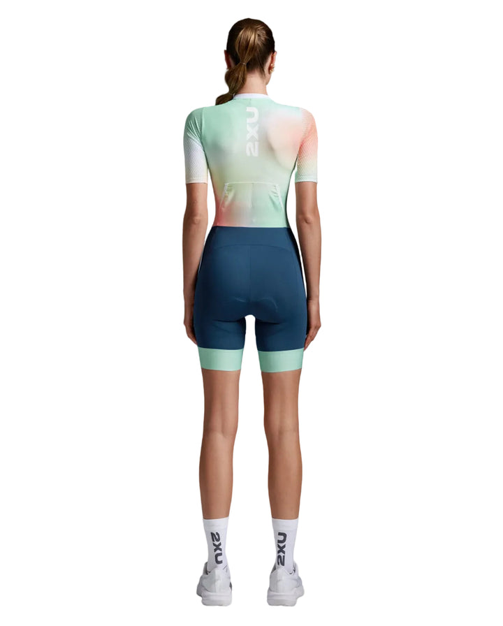 Aero Hex Sleeved Trisuit - Short Sleeve - Women's