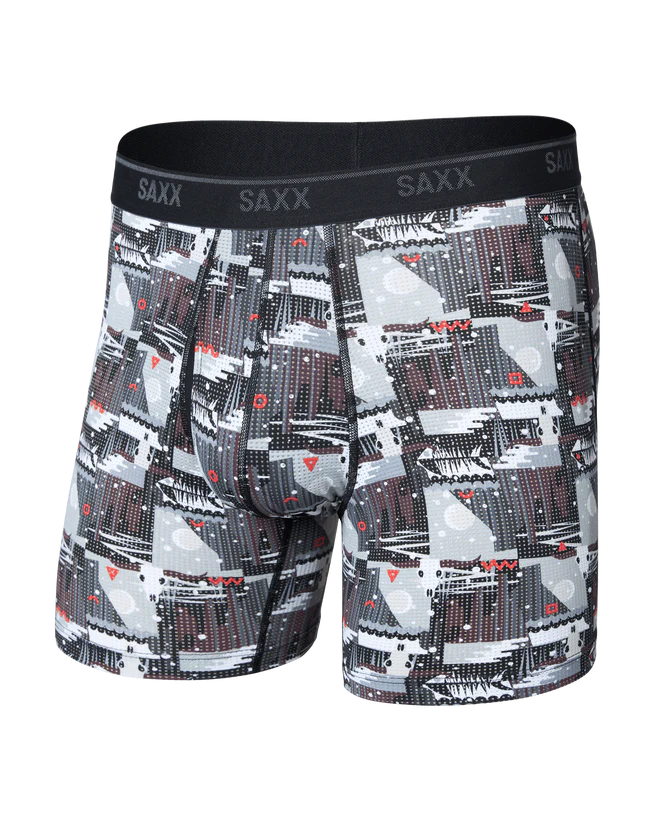 Quest Quick-Dry Mesh Boxer Brief with Fly - Men's