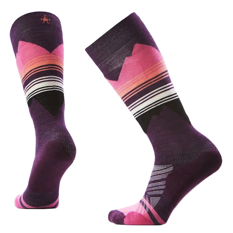 Ski Targeted Cushion Pattern OTC Socks - Women's