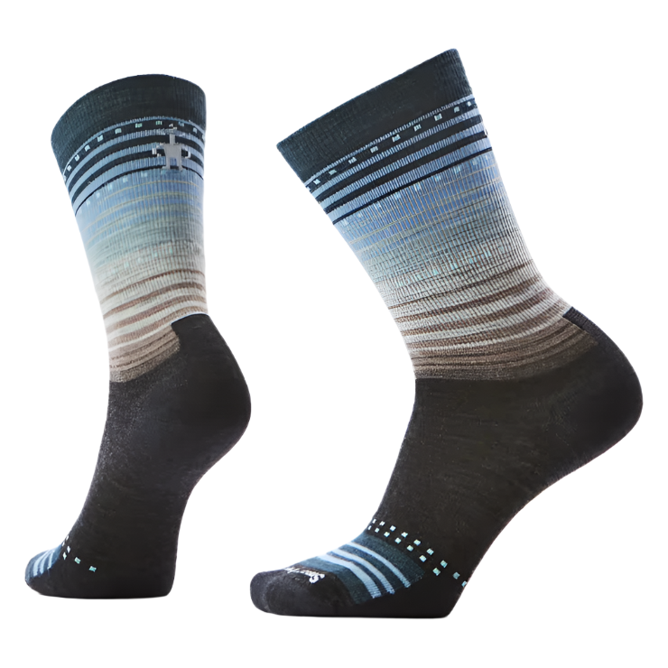 Everyday Stitch Stripe Zero Cushion Crew Socks - Unisex