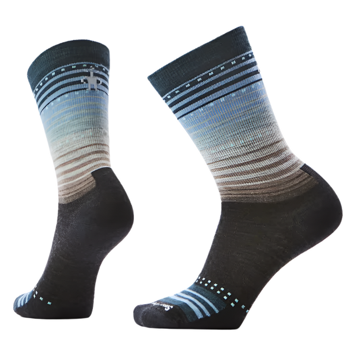 Everyday Stitch Stripe Zero Cushion Crew Socks - Unisex