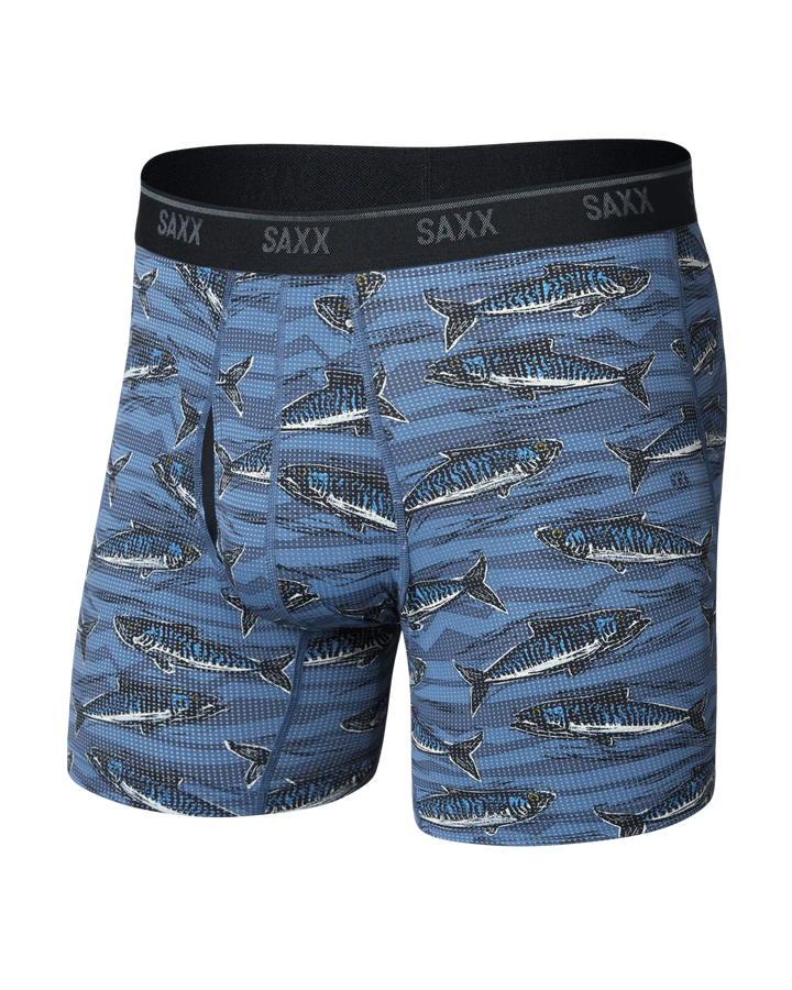 Quest Quick-Dry Mesh Boxer Brief with Fly - Men's