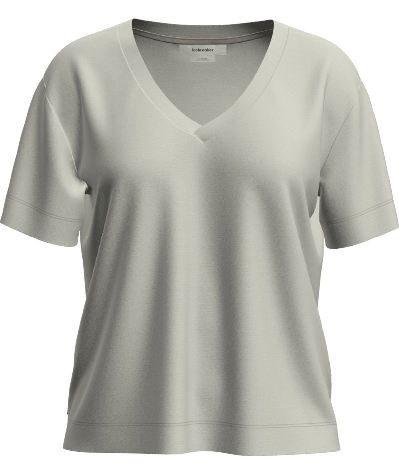 Merino 150 Tech Lite Relaxed V Neck Shirt - Short Sleeve - Women's