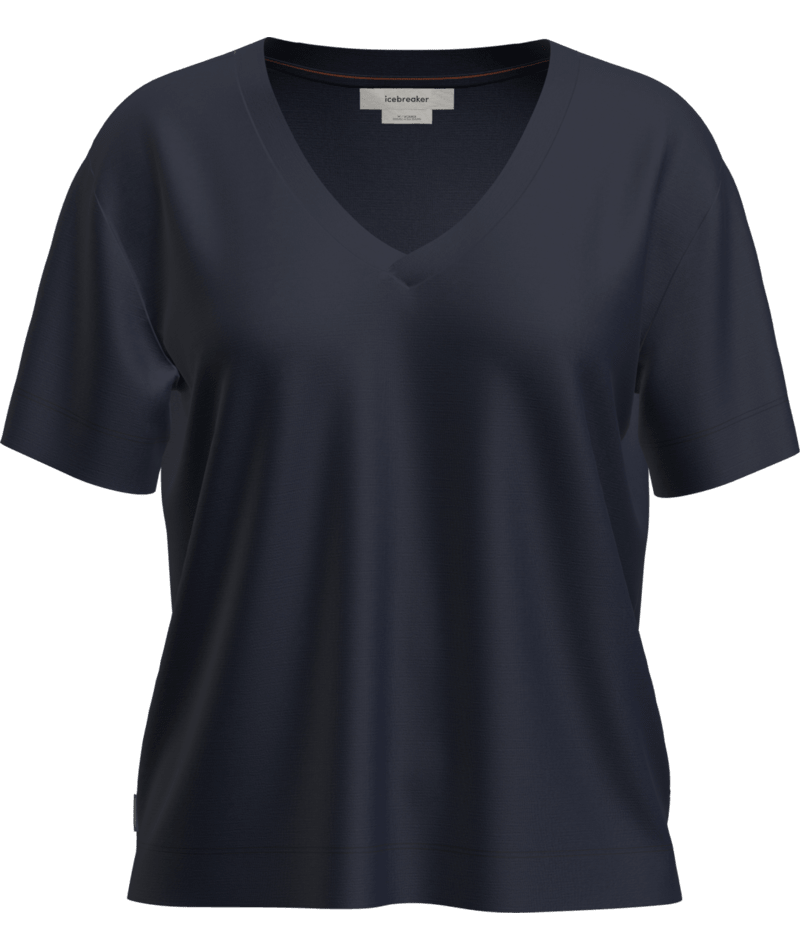 Merino 150 Tech Lite Relaxed V Neck Shirt - Short Sleeve - Women's