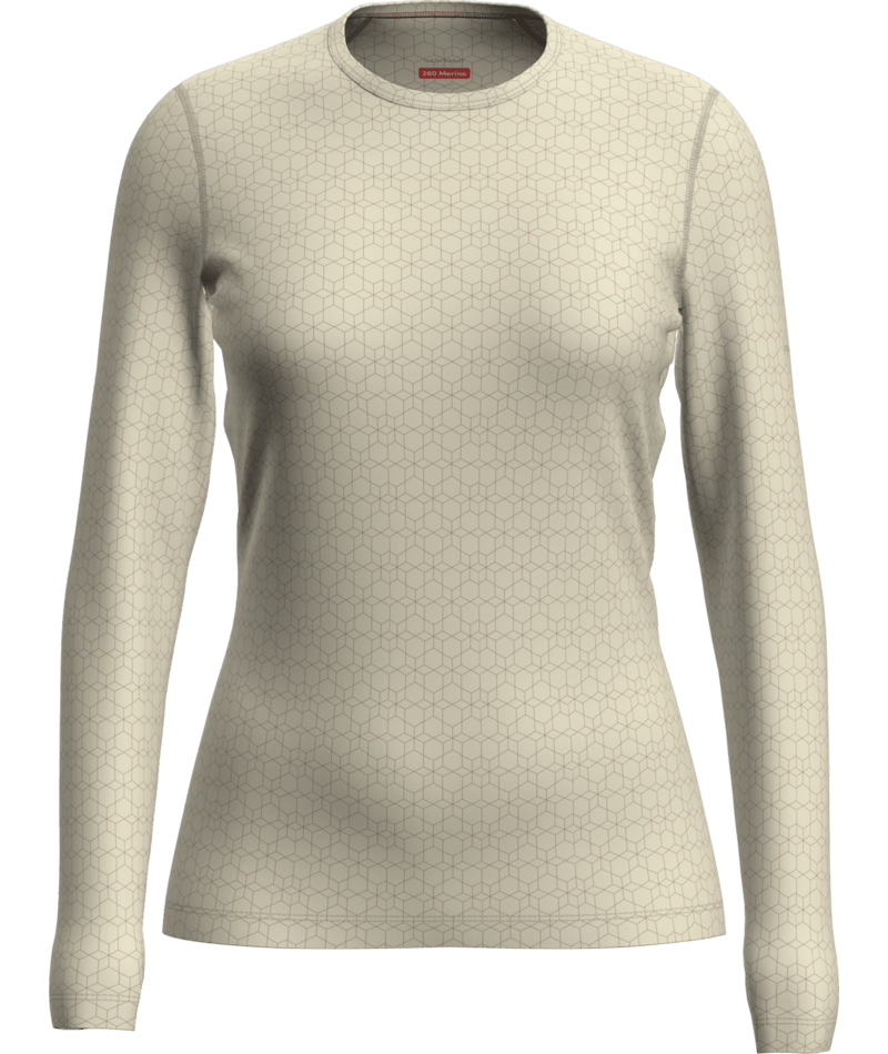 Merino 260 Oasis Vertex Thermal Crewe Alpine Geo - Long Sleeve - Women's