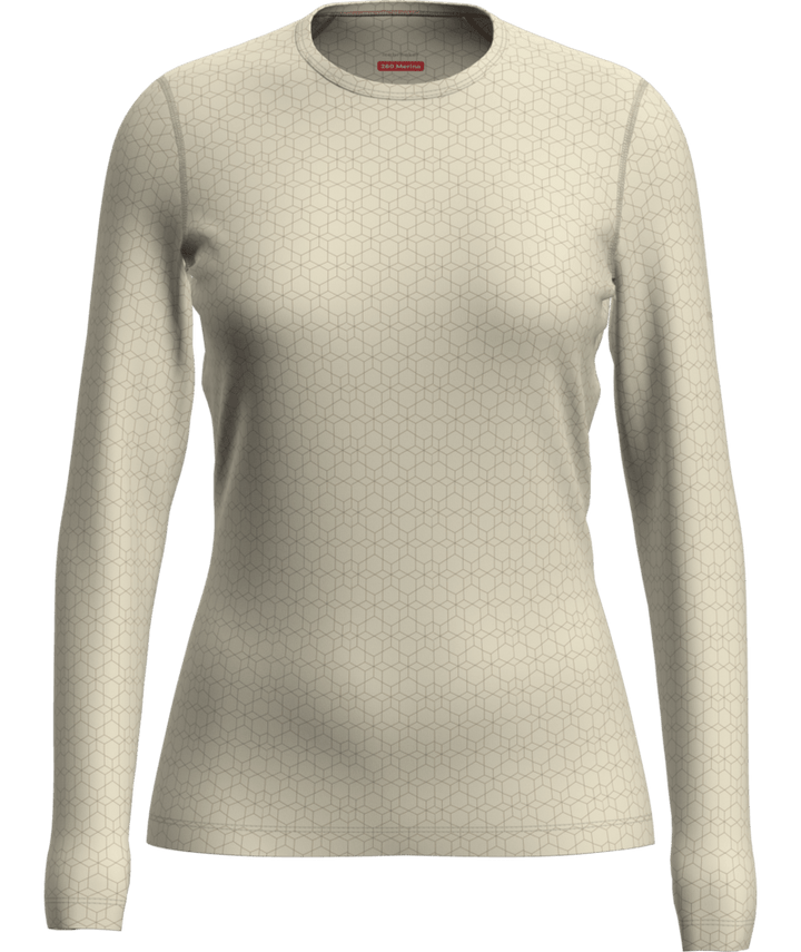 Merino 260 Oasis Vertex Thermal Crewe Alpine Geo - Long Sleeve - Women's