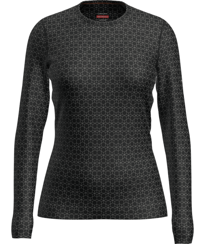 Merino 260 Oasis Vertex Thermal Crewe Alpine Geo - Long Sleeve - Women's