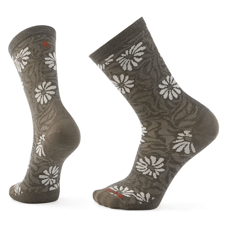 Everyday Floral Crew Socks - Women's