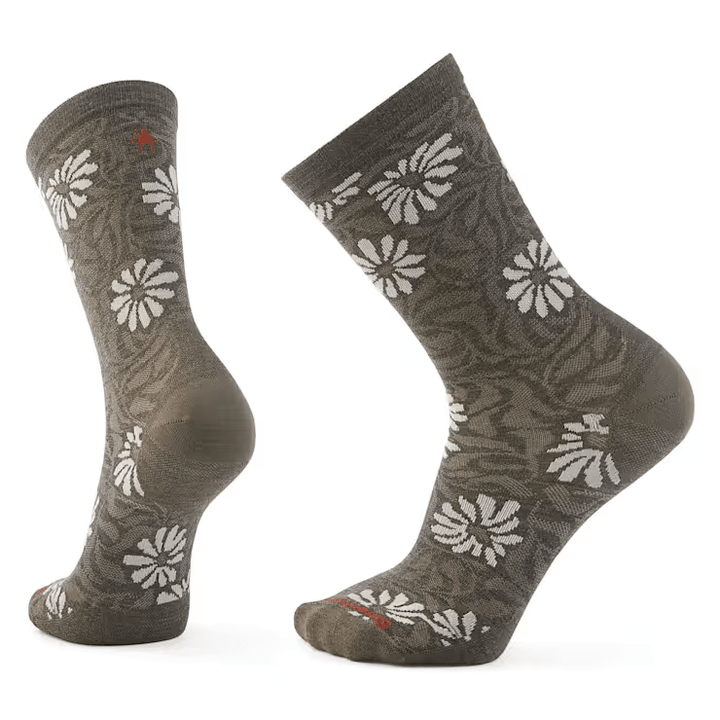 Everyday Floral Crew Socks - Women's