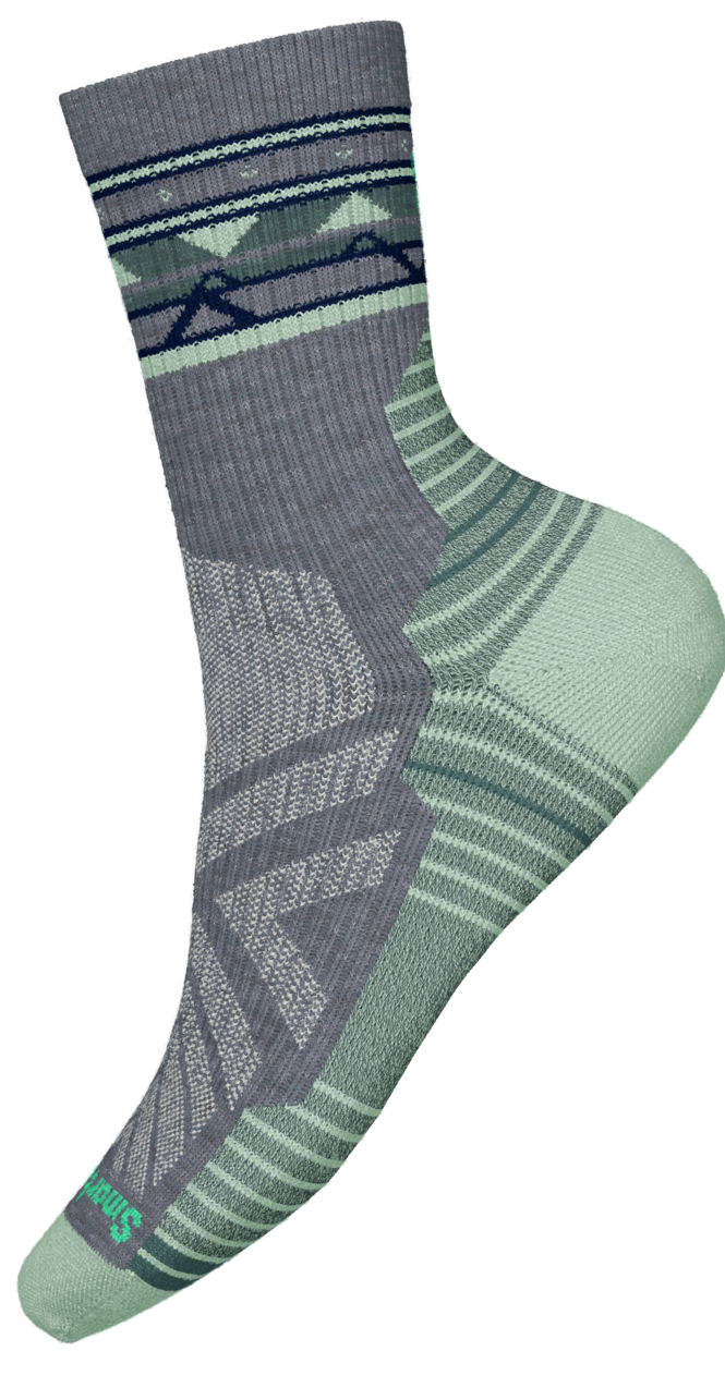 Hike Light Cushion Zig Zag Valley Mid Crew Socks - Women's
