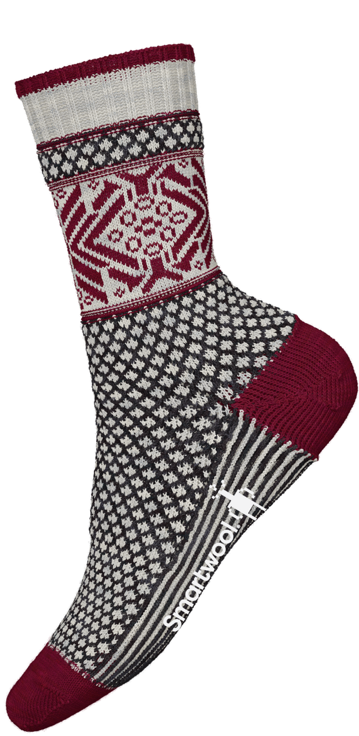 Everyday Full Cushion Popcorn Snowflake Pattern Crew - Women's