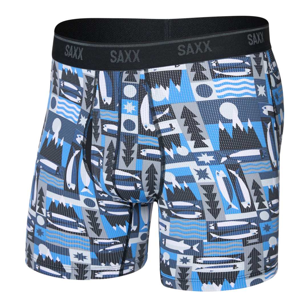 Quest Quick-Dry Mesh Boxer Brief with Fly - Men's