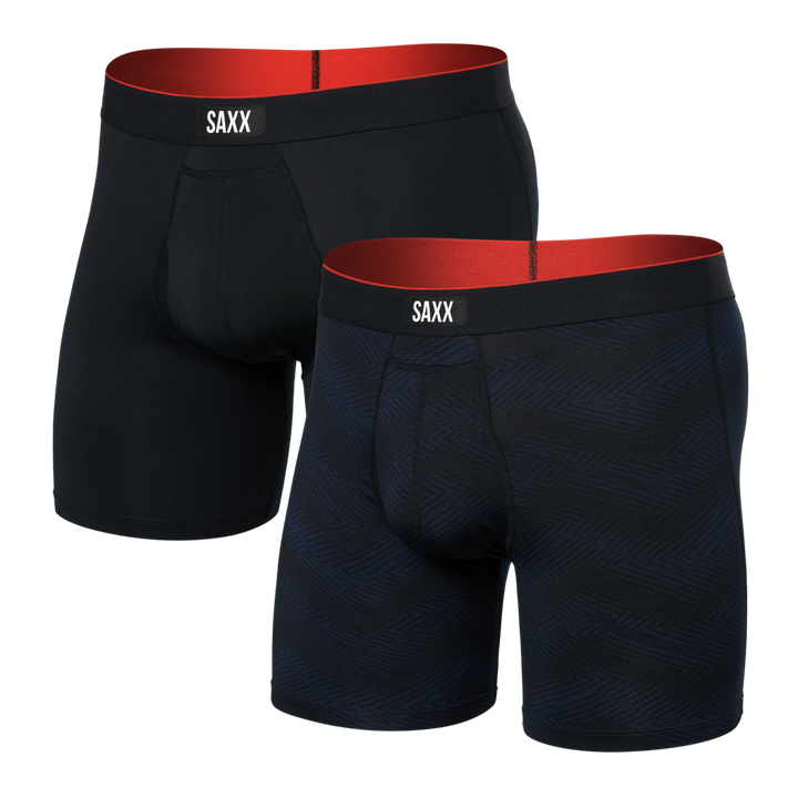 Multi-Sport Mesh Boxer Brief with Fly - 2 Pack - Men's
