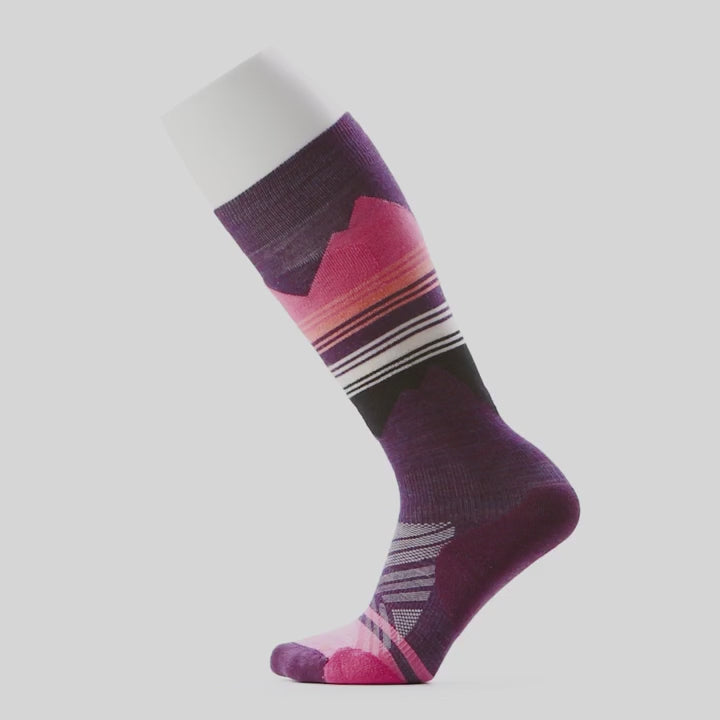 Ski Targeted Cushion Pattern OTC Socks - Women's