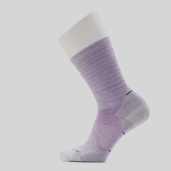 Women's Run Zero Cushion Pattern Crew Socks - Women's