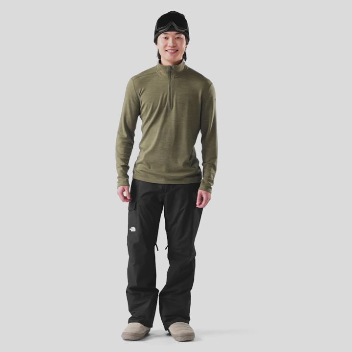 Classic Thermal Merino Base Layer Zip Neck - Long Sleeve - Men's
