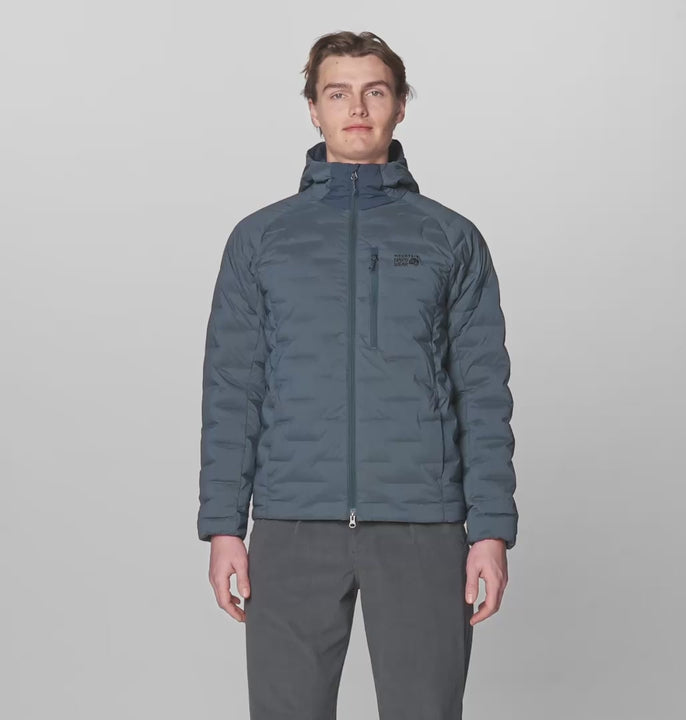 Stretchdown Hooded Jacket - Men's