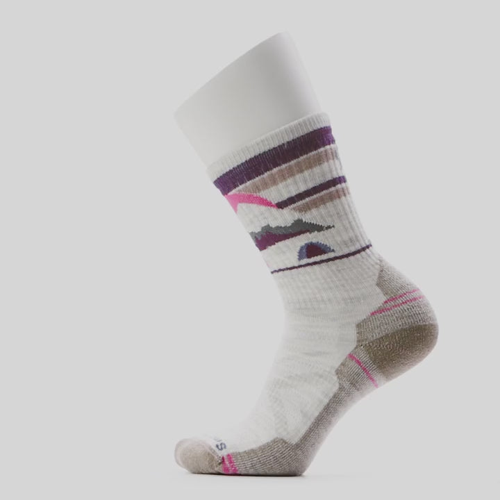 Hike Mountain Moon Light Cushion Crew Socks