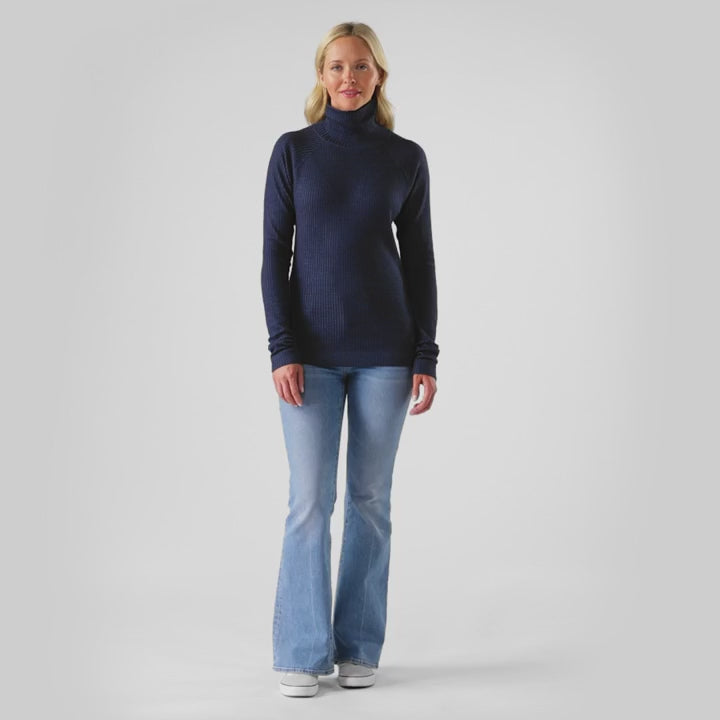 Thermal Merino Rib Turtleneck - Long Sleeve - Women's