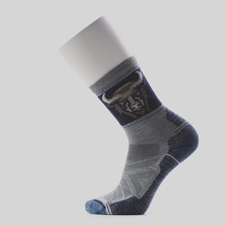 Hike Light Cushion Bison Crew Socks - Men's