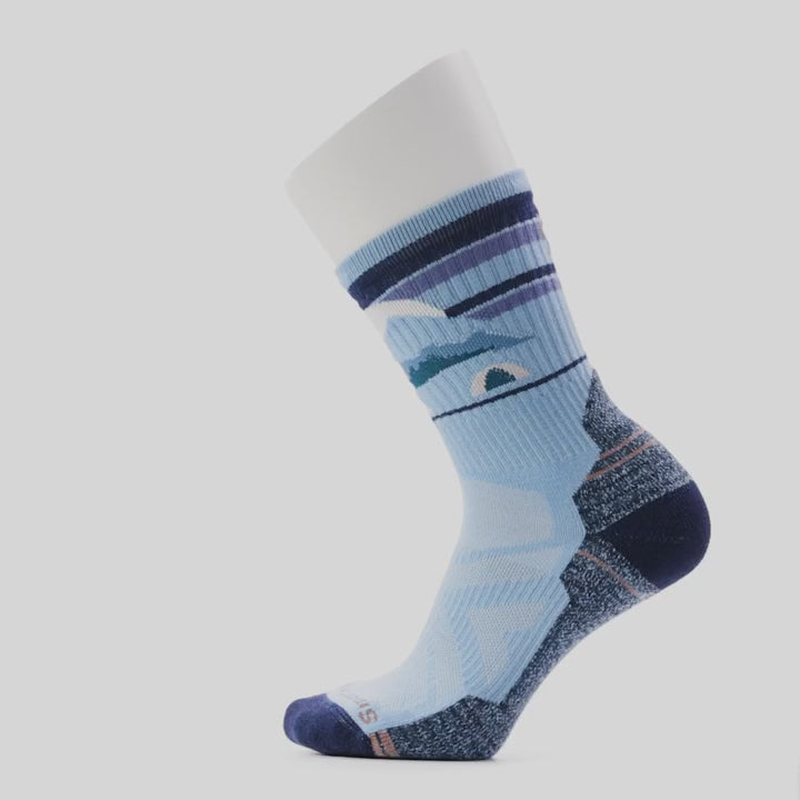 Hike Mountain Moon Light Cushion Crew Socks