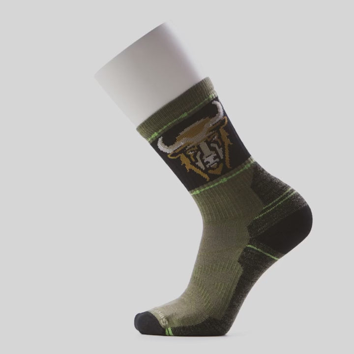 Hike Light Cushion Bison Crew Socks - Men's