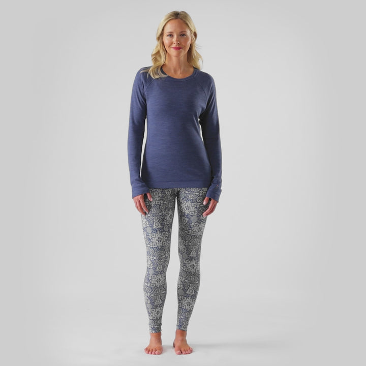 Classic Thermal Merino Base Layer Crew - Long Sleeve - Women's