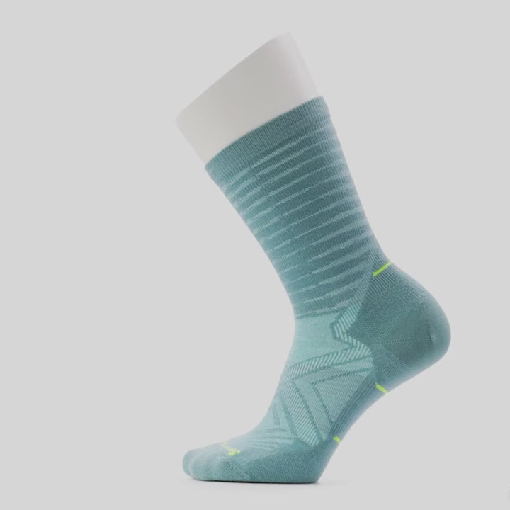 Women's Run Zero Cushion Pattern Crew Socks - Women's