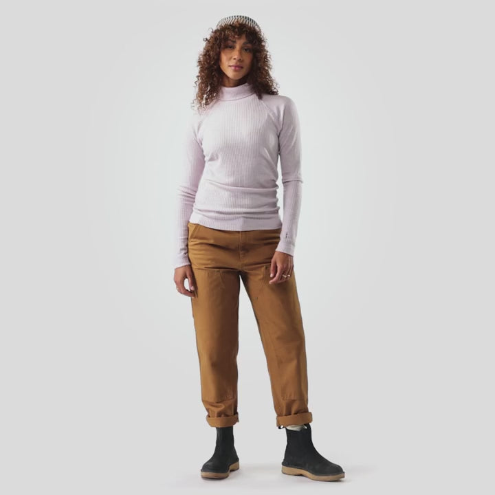 Thermal Merino Rib Turtleneck - Long Sleeve - Women's