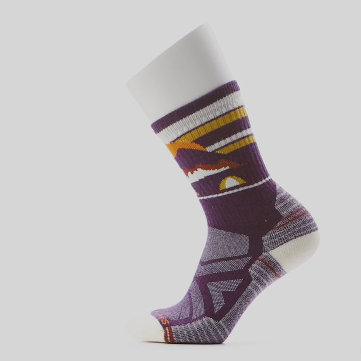 Hike Mountain Moon Light Cushion Crew Socks